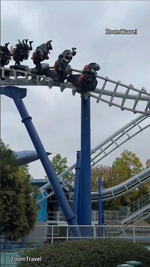 Blue Tornado Gardaland 🇮🇹 Italy - I just watched 😅 #gardaland #bluetornado #rollercoaster #italy