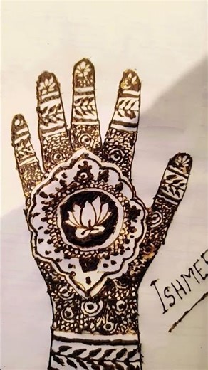 beautiful mehndi design #mehndi #smallhands #viral #trendingmehndidesigns