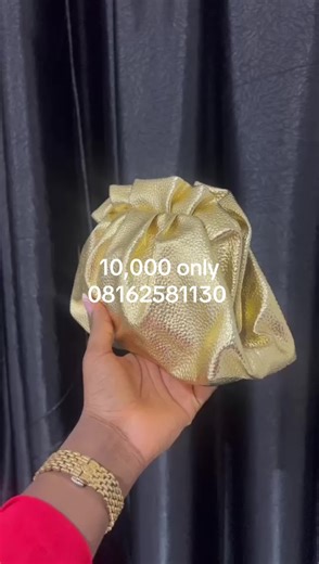 Gold clutch available in store 10,000 only whatsapp - 08162581130 #partybags #goldclutch #wholesalebags #creatorsearchinsight