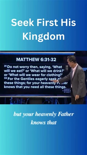 6.6K views · 437 reactions | Seek First His Kingdom God’s core...