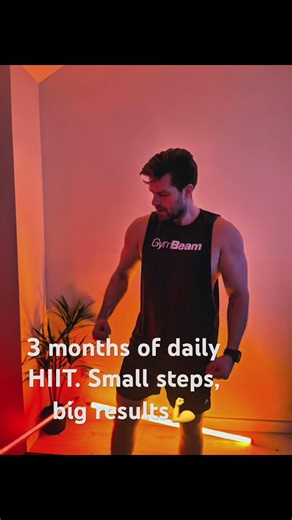3 Months of Daily HIIT – Real Progress #HIITForMen #Motivation #hiitdumbbells #homeworkout