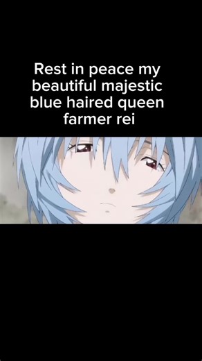 Notice how the author kills rei as soon as she start developing emotions #fyp #xyzbca #reiayanami #rei #evangelion