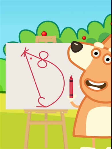 Draw a Cute Mouse Using Numbers🐭#kidssong #preschool #kindergarten #kids