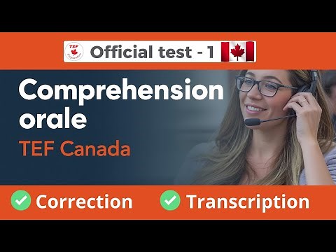TEF Canada Listening Test (Comprehension Orale TEF Canada – Mock Exam) 01