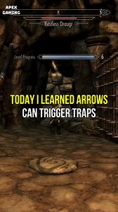 587K views · 7.2K reactions | today i learned arrows can trigger traps 樂 #skyrim | Apex Gaming | Facebook