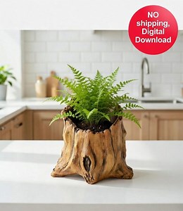 Tree Stump Planter Pot, Plant Pot Stl, Planter Stl, 3D Printed Pot, 3D Print Files - Etsy Australia