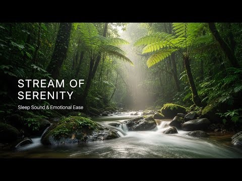 Natural Forest Ambience with Green Stream Flow for Study Sleep Relaxation Meditation and Inner Calm
