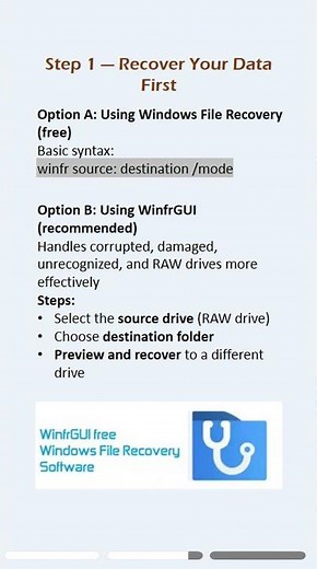 Recover RAW Drive Without Losing Data | Quick Professional Guide #drive #recovery