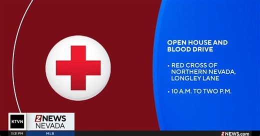 Red Cross open house and blood drive
