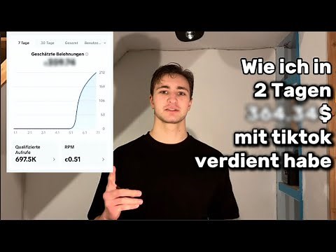 Wie du in 30 Tagen mit Tiktok Geld verdiene kannst. (als anfänger)