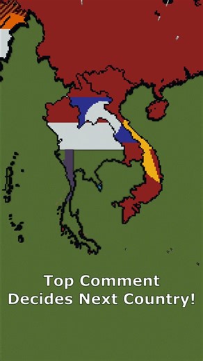 Medium Scale Thailand #thailand #thai #maps #flags #minecraft