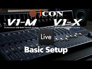 V1-M DAW Controller & V1-X DAW Control Expander Basic Setup with Ableton Live
