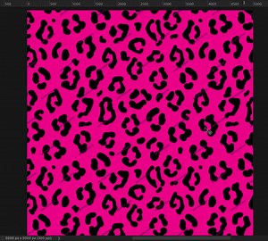 Hot Pink   Black Leopard Print Seamless Digital Paper Background Pattern - Digital Download Files - Etsy