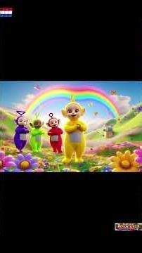 Teletubbies Volgen het Regenboogpad #shorts