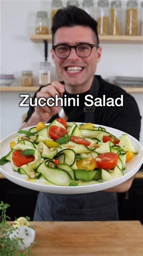 Raw Zucchini Salad