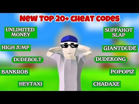 Dude Theft Wars All The New And Old Cheat Codes !!! 😍