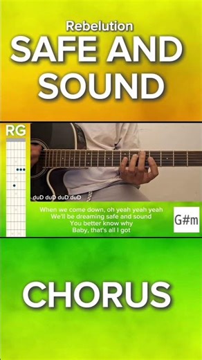 Safe and Sound | Repaguitara Reggae Tutorial | Rebelution