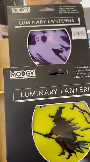1.2K views · 22 reactions | New luminary lanterns! Each package is a set of 4 collapsible “lanterns” you add water into then pop the magical floating, flickering candle into and light up the night! Great for windows facing the front of your house or down some stairs. Anywhere you want to add some ambiance and ignite those fall vibes! 李癩 | Sugar Bowl Gift Shop | Facebook