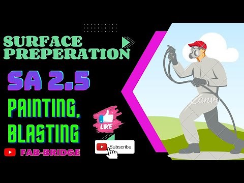 Surface Preperation SA2.5 Blasting, Metal Cleaning Process Painting Methodology #cleaning #blasting