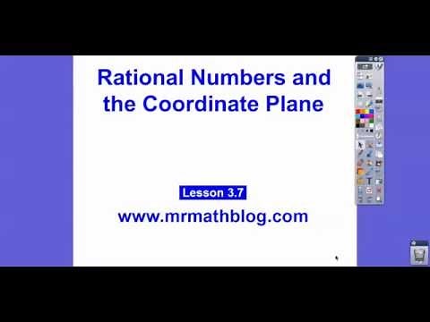 Rational Numbers and the Coordinate Plane - Lesson 3.7