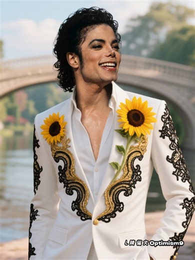 No matter how many dark times he experienced, his music always faced hope, guiding us toward light and positive energy with an indomitable spirit. 🎨 "AI-generated image"，Computer editing #MichaelJackson #MJ #MJForever #KingOfPop | 陳儷文