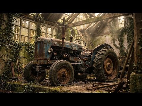 ASMR Tractor Restoration Full Rebuild of Fordson Major 1952 from Abandoned Condition to Looking New