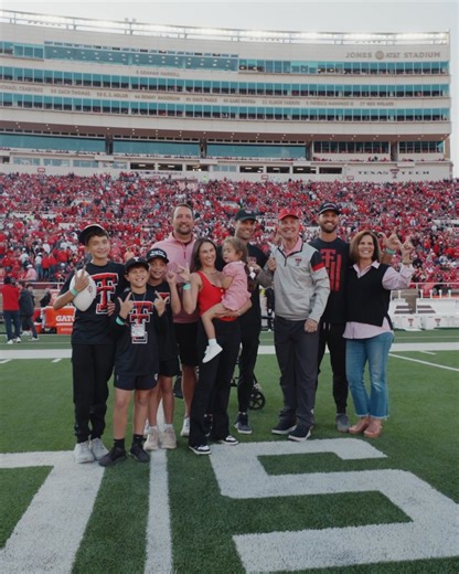 The special moment we got to celebrate Graham Harrell’s induction into the Ring of Honor and recognize his selection to the National Football Foundation & College Hall of Fame! | Texas Tech Football