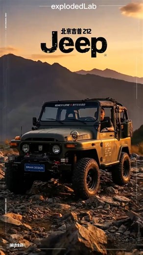 Jeep Exploded View #shorts #ai