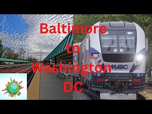 Baltimore to Washington DC in Marc Train