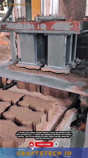 Paving Block Making Machine – Automated Concrete Production Process #machine