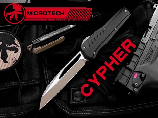 MICROTECH微技术Cypher 由 DC Munroe 设计，是一款时尚的 OTF 自动变速器，具有惊人的伸展范围和梦幻般的流线型形状。