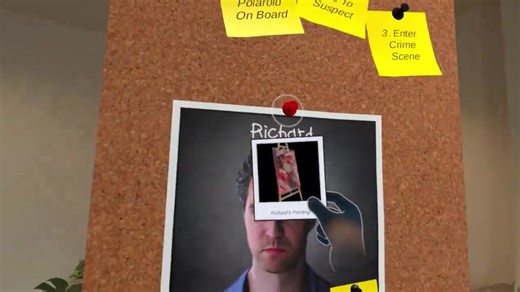 1K views · 13 reactions | Detective VR, a mixed reality narrative investigation game inspired by Minority Report and Return of the Obra Dinn, launches next month on Quest 3. Details here: https://www.uploadvr.com/detective-vr-quest-trailer/?utm_medium=social&utm_source=facebook | UploadVR | Facebook