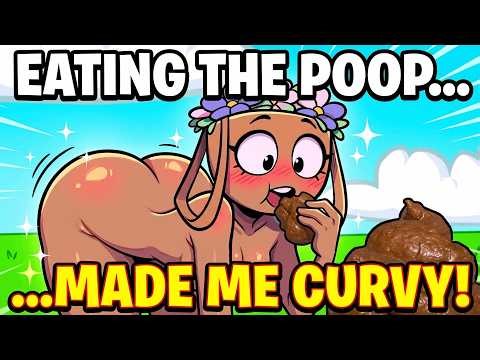 Bassie gets SUPER FAT by Cocoa's Poop Inflation Force Feed | Roblox Dandy's World Animation