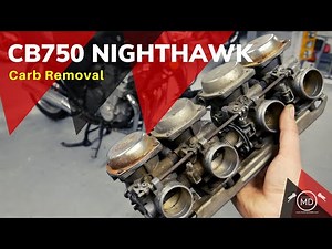 Honda CB750 Nighthawk: Carburetor Removal
