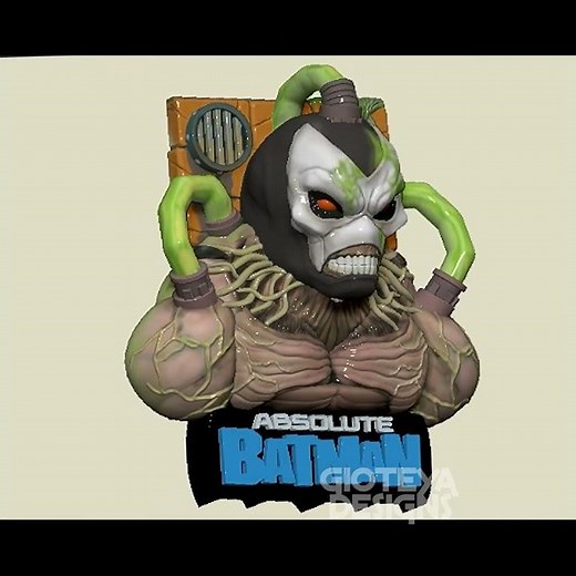 Absolute Batman Bane #batman #absolutebatman #joker #comics #fanart #3dprint #3dprinting #dccomics