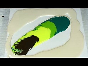 2 Patterns from 1 Cup — 3D Effect — Ring Pour Technique — Easy Pour