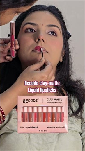 Honest Review of the popular Recode clay-matte lipsticks👉🏼#HonestReview #Recode #LipstickReview