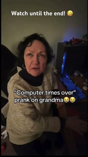 Computer time is over grandma!🤣 #funny #memes #funnyvideo #like #subscribe #shorts #trending #viral