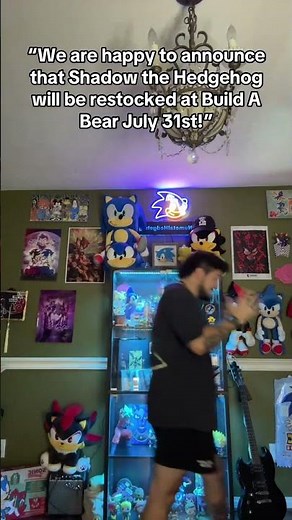 SHADOW THE HEDGEHOG BUILD A BEAR RESTOCK IS HAPPENING!!!