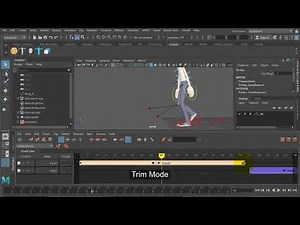 Maya Time Editor 5. Blend Motion Clips