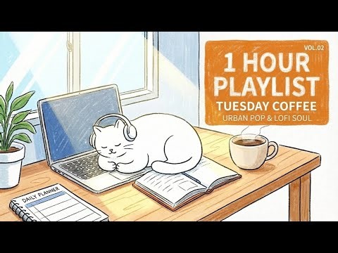 Playlist | 1 Hour Urban Pop & Lofi Soul | 愉悅心情開啟週二上班日：煩惱爛事遠離我- Cozy Workspace Music for Focus