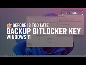 Windows 11, 10: Backup BitLocker recovery key to unlock your PC