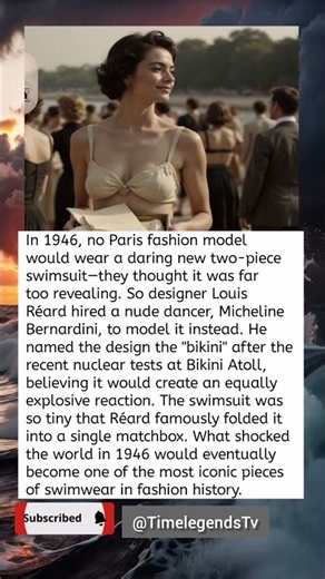 Why the First Bikini Shocked the World in 1946 😱 #history #todayinhistory