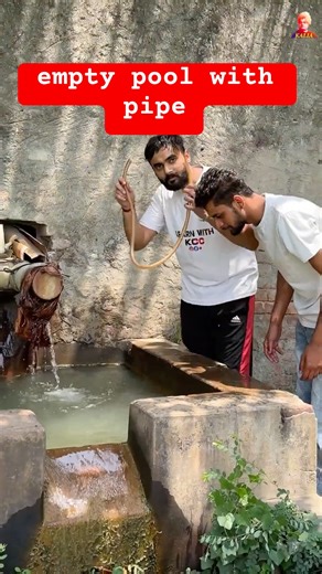 empty pool with pipe | physics experiments #experiment #physics #viral