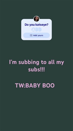 I’m sry for putting the baby boo song I know a lot of people get triggered by it😭