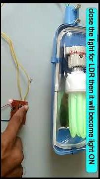LDR - Daylight sensor based AC Light control #power_gen #diy #ldr #sensor