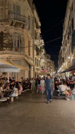 Night Life at Corfu Old Town