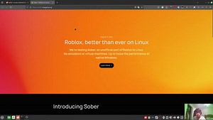 Playing ROBLOX on Linux (Mint) with Sober!
