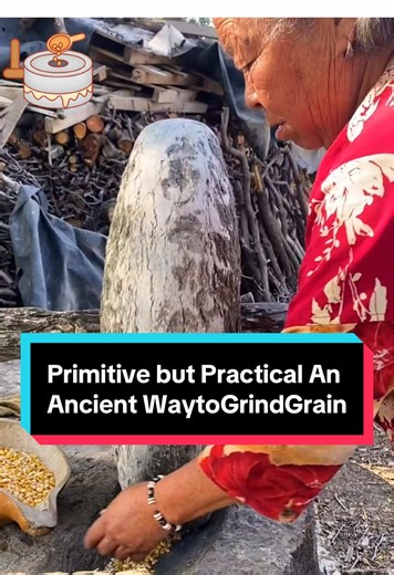 Primitive Technology: Grinding Grain with Groove Stone Mill