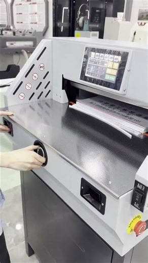 FRONT E490T ELECTRIC PROGRAMMED CONTROL PAPER CUTTER #printing #custom #machine